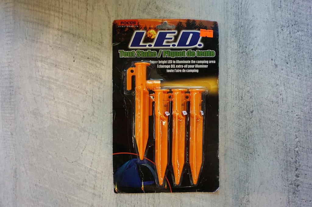 LED tent stakes camping essentials Labour Day long weekend