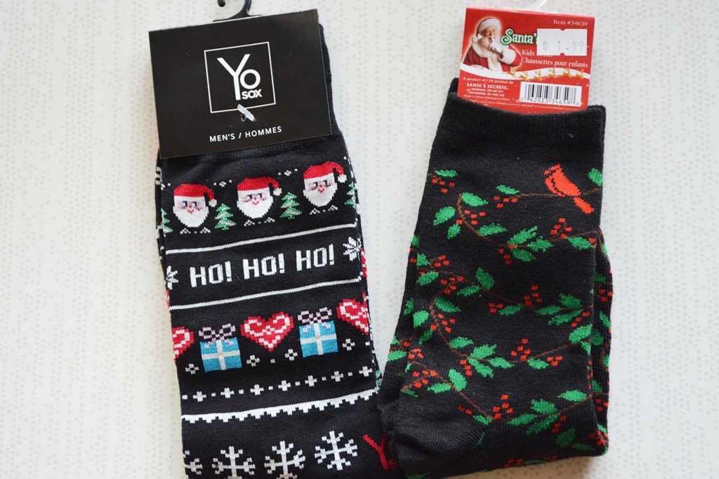 Christmas gift basket themes socks