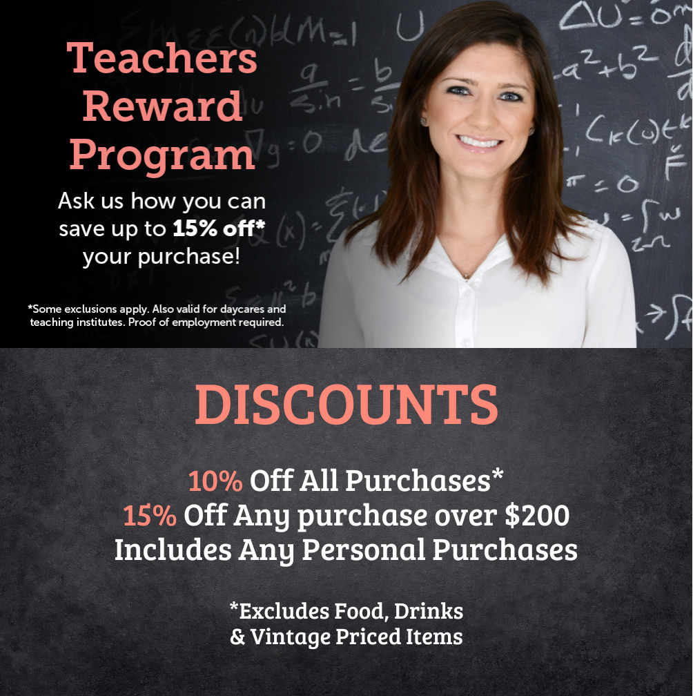 Educator’s Discount Program